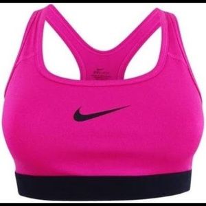 Pink Dri-Fit Nike Sports Bra/ XL - Pink/Black